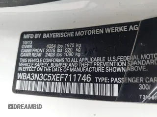2014 BMW 4 Series 428i z VIN WBA3N3C5XEF711746, wystawiony jako IAAI lot #42215565 z przebiegiem 113 941 mil mil oraz . Historia ofert i sprzedaży dostępna na DreamBid. Obrazek 9.