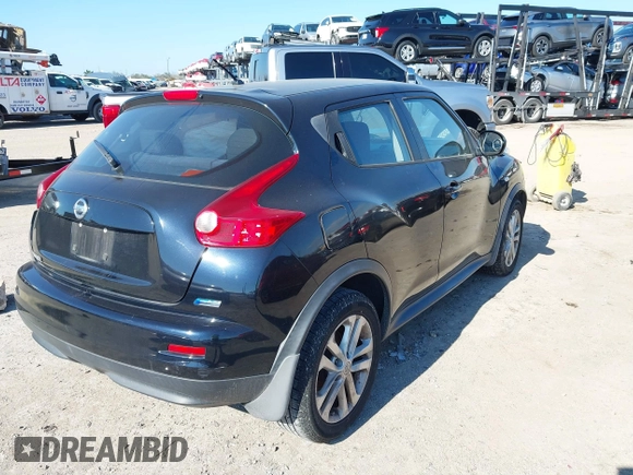 2013 Nissan Juke SV with VIN JN8AF5MV4DT207957, listed as a IAAI auction lot 41680885 with 1 mi miles. Bid and sale history available at carsss.com. Image 4.