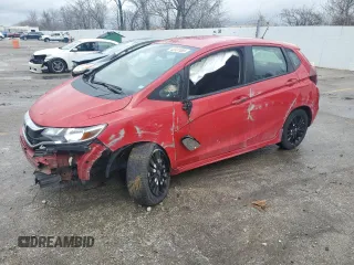 2018 Honda Fit Sport with VIN 3HGGK5H60JM732286, listed as a Copart auction lot 42337465 with 55,952 mi miles and Salvage Title. Bid and sale history available at carsss.com. Image 1.