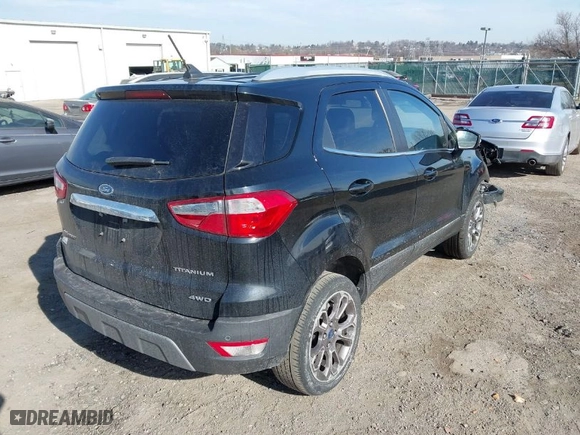 2019 Ford EcoSport Titanium with VIN MAJ6S3KL3KC255911, listed as a IAAI auction lot 41661494 with NaN miles. Bid and sale history available at carsss.com. Image 4.
