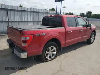 2022 Ford F-150 XL with VIN 1FTFW1E81NKE69218, listed as a Copart auction lot 57490175 with 88,487 mi miles and Salvage title. Bid and sale history available at DreamBid. Image 3.