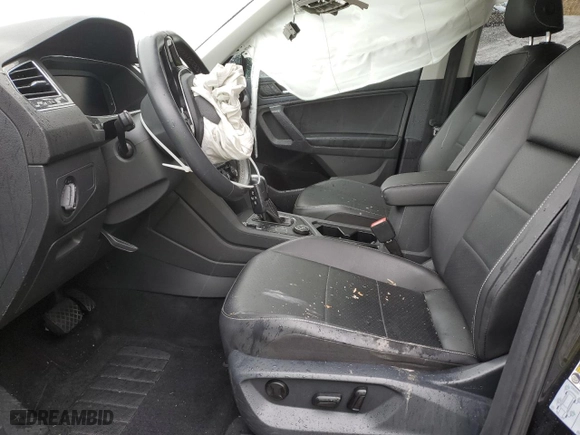 2021 Volkswagen Tiguan SE with VIN 3VV2B7AX5MM002564, listed as a Copart auction lot 81815144 with 0 mi miles and Non Repairable. Bid and sale history available at carsss.com. Image 7.