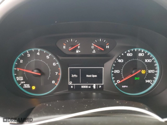 2022 Chevrolet Malibu LT with VIN 1G1ZD5STXNF178429, listed as a Copart auction lot 44898325 with 90,930 mi miles and Salvage Title. Bid and sale history available at carsss.com. Image 9.