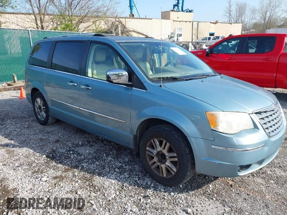 2010 Chrysler Town & Country Limited with VIN 2A4RR6DX0AR237189, listed as a IAAI auction lot 41910606 with 169,317 mi miles. Bid and sale history available at carsss.com. Image 1.