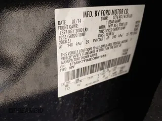 2014 Ford Explorer Limited with VIN 1FM5K7F84EGB61659, listed as a IAAI auction lot 41649883 with 190,000 mi miles and . Bid and sale history available at carsss.com. Image 9.