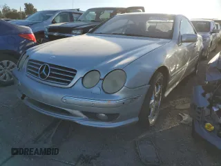 2001 Mercedes-Benz CL AMG with VIN WDBPJ73J71A015789, listed as a Copart auction lot 47043564 with Not Provided miles and Salvage Title. Bid and sale history available at carsss.com. Image 1.