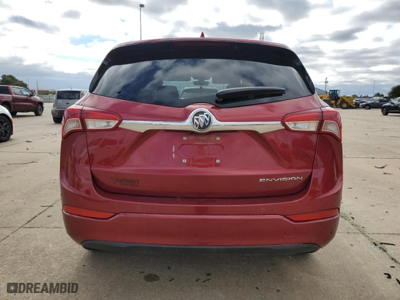 2020 Buick Envision Essence with VIN LRBFXCSA2LD155447, listed as a Copart auction lot 79297674 with 121,323 mi miles and Salvage Title. Bid and sale history available at carsss.com. Image 6.