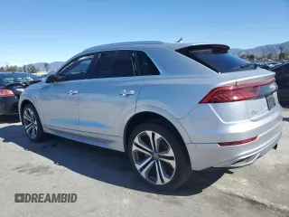 2019 Audi Q8 Prestige with VIN WA1CVAF1XKD026566, listed as a Copart auction lot 48567395 with 49,038 mi miles and Salvage title. Bid and sale history available at DreamBid. Image 2.