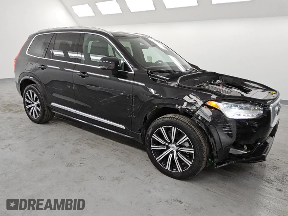 2024 Volvo XC90 Core Bright Theme with VIN YV4L12PK7R1189537, listed as a Copart auction lot 41489425 with 7,760 mi miles and Clean Title. Bid and sale history available at carsss.com. Image 4.