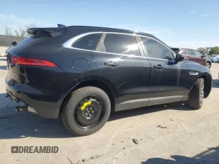 2018 Jaguar F-Pace 25t Prestige with VIN SADCK2FX8JA295985, listed as a Copart auction lot 47165295 with 75,196 mi miles and Salvage Title. Bid and sale history available at DreamBid. Image 3.