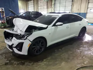 2022 Cadillac CT5 Sport with VIN 1G6DU5RK6N0136652, listed as a Copart auction lot 82344644 with 24,187 mi miles and Salvage Title. Bid and sale history available at carsss.com. Image 1.