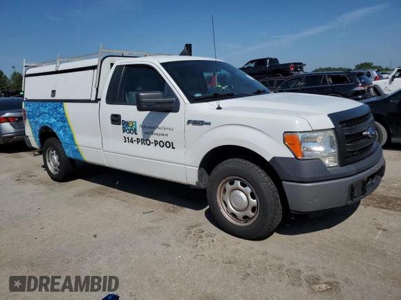 2013 Ford F-150 XL with VIN 1FTNF1CF9DKD65698, listed as a Copart auction lot 62138285 with 166,352 mi miles and Clean title. Bid and sale history available at DreamBid. Image 4.