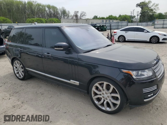 2016 Land Rover Range Rover with VIN SALGV3EF8GA256883, listed as a Copart auction lot 51969925 with 134,451 mi miles and Clean Title. Bid and sale history available at DreamBid. Image 4.