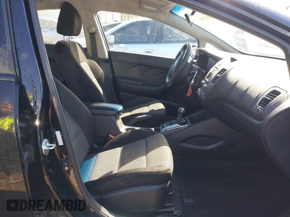 2017 Kia Forte LX with VIN 3KPFK4A78HE061106, listed as a IAAI auction lot 41727505 with 50,453 mi miles. Bid and sale history available at carsss.com. Image 5.