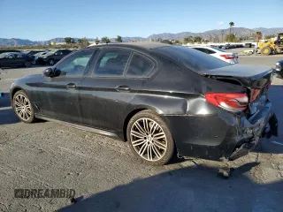 2020 BMW 5 Series 530i with VIN WBAJR3C09LCD74424, listed as a Copart auction lot 47657575 with Not provided miles and Salvage title. Bid and sale history available at DreamBid. Image 2.