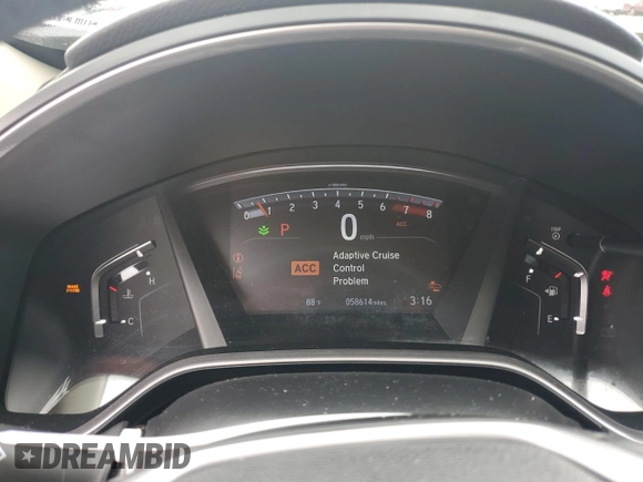 2020 Honda CR-V Touring z VIN 2HKRW2H90LH645727, wystawiony jako Copart lot #62077365 z przebiegiem 58 614 mil mil oraz Szkoda całkowita • Salvage title. Historia ofert i sprzedaży dostępna na DreamBid. Obrazek 9.