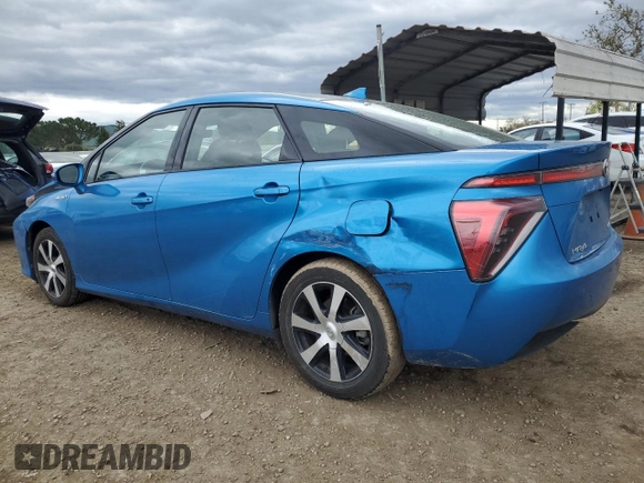 2019 Toyota Mirai with VIN JTDBVRBD7KA005885, listed as a Copart auction lot 48249855 with 42,730 mi miles and Salvage Title. Bid and sale history available at carsss.com. Image 2.