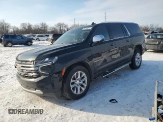 2022 Chevrolet Suburban Premier with VIN 1GNSCFKD3NR224554, listed as a Copart auction lot 88243015 with 132,664 mi miles and Salvage title. Bid and sale history available at DreamBid. Image 1.