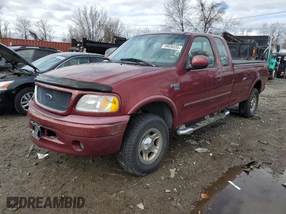 2003 Ford F-150 XL with VIN 2FTRX18L83CB15269, listed as a Copart auction lot 48036555 with 209,097 mi miles and Salvage Title. Bid and sale history available at carsss.com. Image 1.