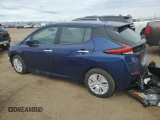 2025 Nissan LEAF S with VIN 1N4AZ1BV4SC558885, listed as a Copart auction lot 50250425 with 2,618 mi miles and Salvage Title. Bid and sale history available at carsss.com. Image 2.