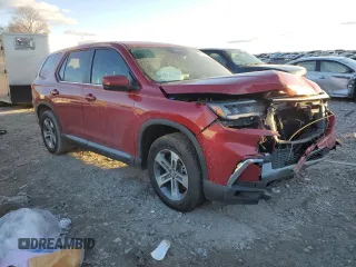 2025 Honda Pilot EX-L with VIN 5FNYG2H40SB017368, listed as a Copart auction lot 46230885 with 890 mi miles and Salvage Title. Bid and sale history available at carsss.com. Image 4.