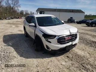2020 GMC Terrain SLE with VIN 3GKALTEV5LL133155, listed as a Copart auction lot 53866145 with 75,168 mi miles and Salvage Title. Bid and sale history available at DreamBid. Image 14.