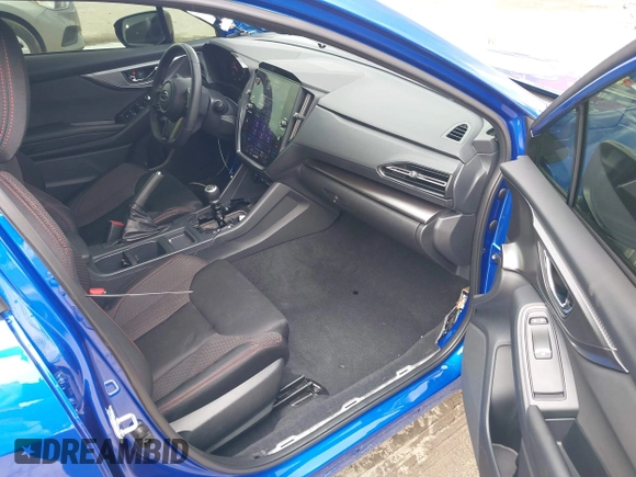 2023 Subaru WRX Premium с VIN JF1VBAF62P9823106, выставлен на аукционе IAAI как лот 42364780 с пробегом 12 537 миль миль и . История ставок и продаж доступна на DreamBid. Изображение 5.