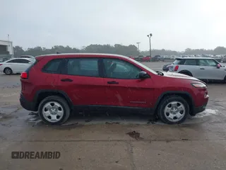2016 Jeep Cherokee Sport with VIN 1C4PJLAB6GW136136, listed as a IAAI auction lot 41108560 with 97,982 mi miles. Bid and sale history available at carsss.com. Image 14.