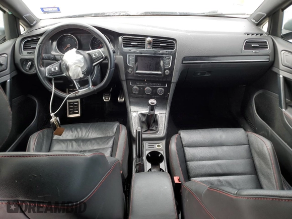 2015 Volkswagen Golf GTI SE with VIN 3VW5T7AUXFM001165, listed as a Copart auction lot 45102095 with 68,992 mi miles and Salvage Title. Bid and sale history available at carsss.com. Image 8.