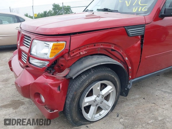 2010 Dodge Nitro SXT with VIN 1D4PU5GK8AW100730, listed as a IAAI auction lot 42492250 with 116,581 mi miles and . Bid and sale history available at DreamBid. Image 6.