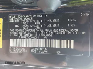 2016 Lexus NX 200t с VIN JTJBARBZ6G2066084, выставлен на аукционе IAAI как лот 42605858 с пробегом 134 253 миль миль и . История ставок и продаж доступна на DreamBid. Изображение 9.