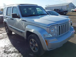2008 Jeep Liberty Sport with VIN 1J8GN28K68W232640, listed as a IAAI auction lot 41912244 with 143,674 mi miles. Bid and sale history available at carsss.com. Image 1.