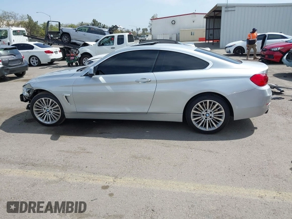 2015 BMW 4 Series 435i with VIN WBA3R1C54FK195482, listed as a IAAI auction lot 42029507 with 78,583 mi miles and . Bid and sale history available at DreamBid. Image 15.