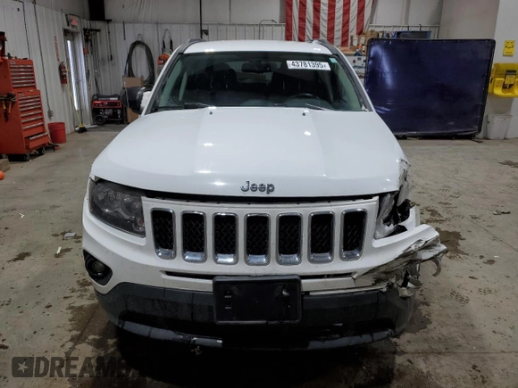 2016 Jeep Compass Sport z VIN 1C4NJDBB7GD635924, wystawiony jako Copart lot #43781395 z przebiegiem 118 097 mil mil oraz Szkoda całkowita • Salvage title. Historia ofert i sprzedaży dostępna na DreamBid. Obrazek 5.