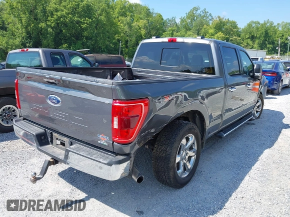 2022 Ford F-150 XL with VIN 1FTFW1E80NKD62001, listed as a IAAI auction lot 42641889 with 85,096 mi miles and . Bid and sale history available at DreamBid. Image 4.