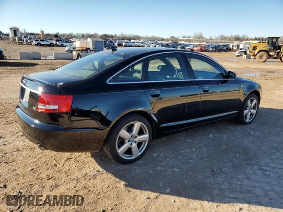 2008 Audi A6 with VIN WAUEV94F08N067459, listed as a Copart auction lot 87861655 with 34,500 mi miles and Salvage title. Bid and sale history available at DreamBid. Image 3.