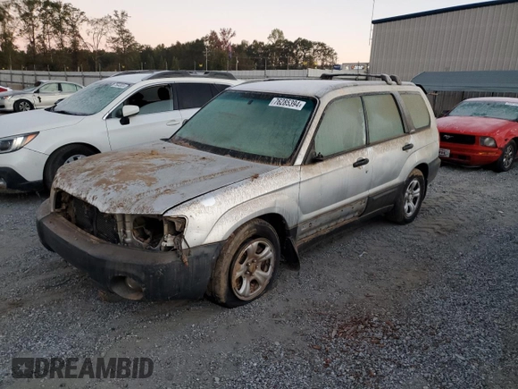 2003 Subaru Forester X with VIN JF1SG63653H718081, listed as a Copart auction lot 76285394 with 0 mi miles and Salvage Title. Bid and sale history available at carsss.com. Image 1.
