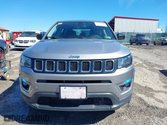 2018 Jeep Compass Sport with VIN 3C4NJDAB8JT191603, listed as a IAAI auction lot 41674308 with 107,291 mi miles and . Bid and sale history available at DreamBid. Image 12.