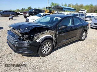 2017 Ford Fusion S with VIN 3FA6P0G7XHR172109, listed as a Copart auction lot 52152715 with 105,217 mi miles and Salvage Title. Bid and sale history available at carsss.com. Image 1.