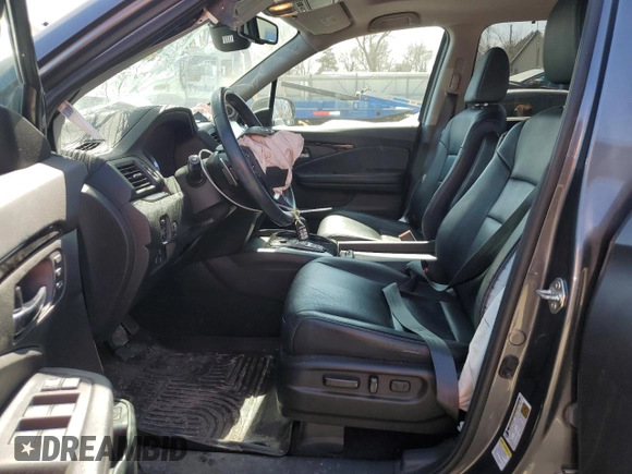 2016 Honda Pilot Touring with VIN 5FNYF6H98GB119708, listed as a Copart auction lot 48964525 with 45,448 mi miles and Salvage Title. Bid and sale history available at carsss.com. Image 7.
