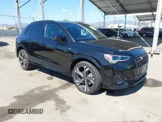 2024 Audi Q3 S line Premium Plus with VIN WA1EECF39R1082564, listed as a IAAI auction lot 42197183 with 11,633 mi miles and . Bid and sale history available at DreamBid. Image 1.
