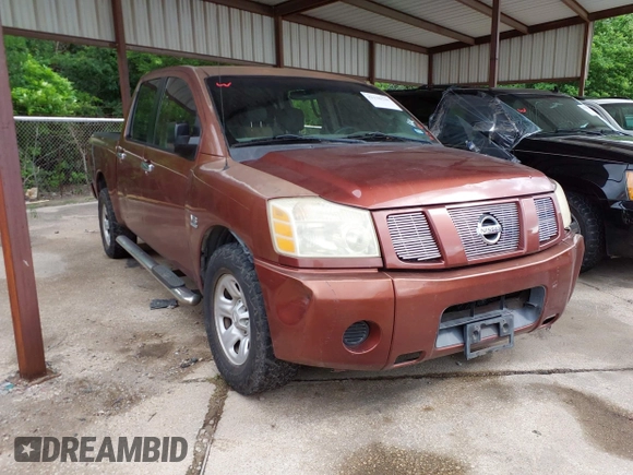2004 Nissan Titan LE with VIN 1N6AA07A14N502098, listed as a IAAI auction lot 42130328 with 237,815 mi miles and . Bid and sale history available at DreamBid. Image 1.