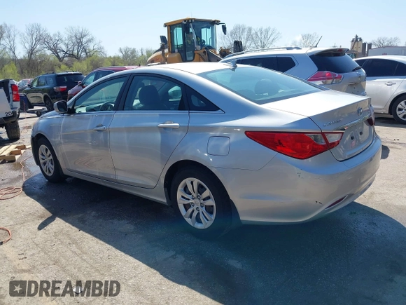 2012 Hyundai Sonata GLS with VIN 5NPEB4AC0CH459164, listed as a IAAI auction lot 41968509 with 68,328 mi miles and . Bid and sale history available at carsss.com. Image 3.