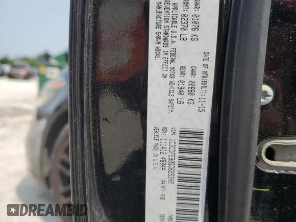 2016 Dodge Dart GT with VIN 1C3CDFEB8GD625302, listed as a Copart auction lot 60323575 with 153,974 mi miles and Salvage title. Bid and sale history available at DreamBid. Image 13.