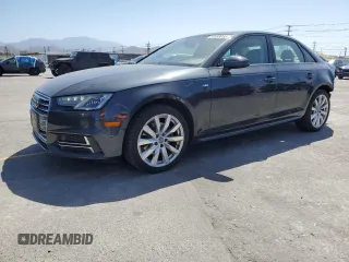 2018 Audi A4 Premium with VIN WAUKMAF43JA234039, listed as a Copart auction lot 56698055 with 54,048 mi miles and Salvage title. Bid and sale history available at DreamBid. Image 1.