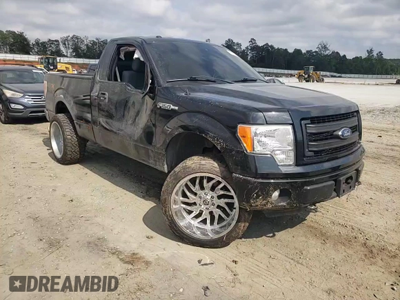 2013 Ford F-150 XL with VIN 1FTMF1EFXDFB80061, listed as a Copart auction lot 72508294 with 68,258 mi miles and Salvage Title. Bid and sale history available at DreamBid. Image 10.
