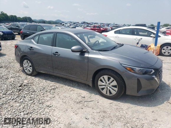 2025 Nissan Sentra S with VIN 3N1AB8BV8SY232217, listed as a Copart auction lot 59198465 with 1,859 mi miles and Salvage title. Bid and sale history available at DreamBid. Image 4.