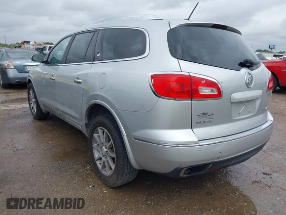 2014 Buick Enclave Leather with VIN 5GAKRBKD1EJ306833, listed as a IAAI auction lot 42154259 with 217,656 mi miles and . Bid and sale history available at DreamBid. Image 3.