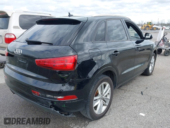 2018 Audi Q3 Premium z VIN WA1BCCFS8JR013032, wystawiony jako IAAI lot #41706173 z przebiegiem 111 402 mil mil oraz . Historia ofert i sprzedaży dostępna na DreamBid. Obrazek 4.