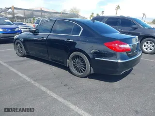2013 Hyundai Genesis 3.8L with VIN KMHGC4DD8DU240708, listed as a IAAI auction lot 41949082 with 112,920 mi miles. Bid and sale history available at carsss.com. Image 3.